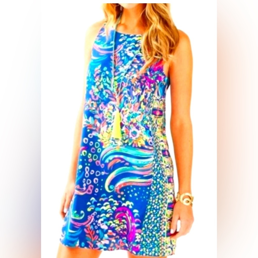 Lilly Pulitzer ‘Beach Loot’ Jackie Silk Shift Dress